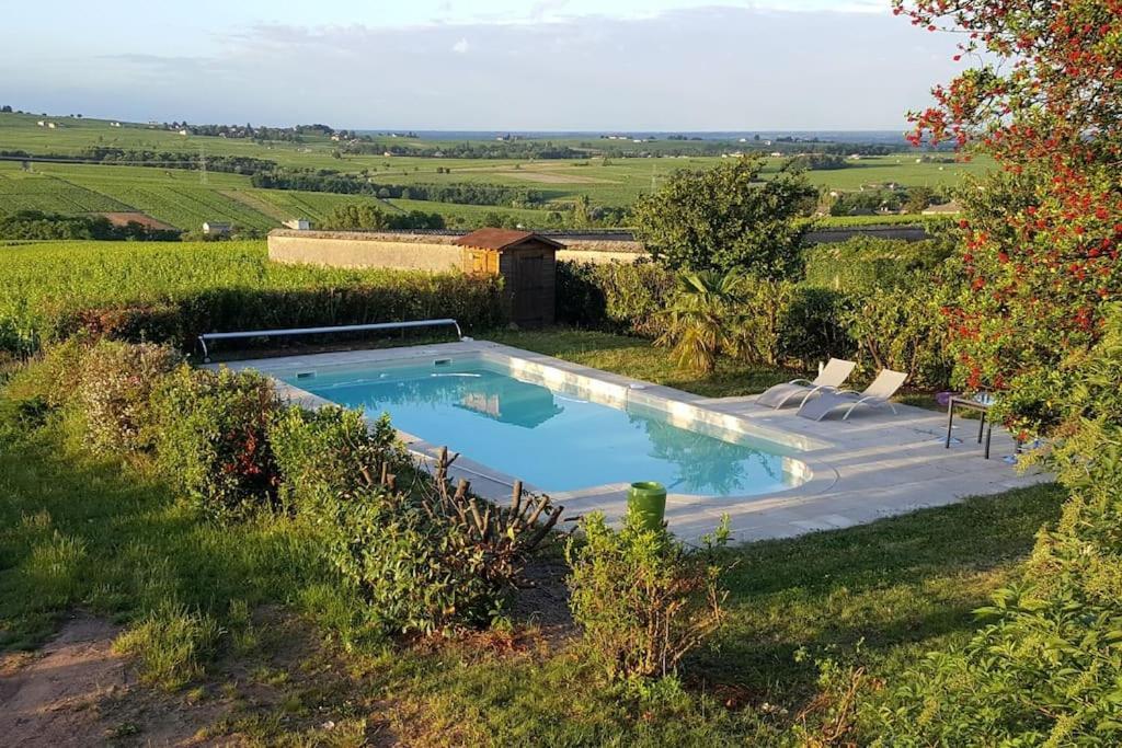 Au Coeur Des Vignes Moulin A Vent Apartment La Chapelle-de-Guinchay Екстериор снимка
