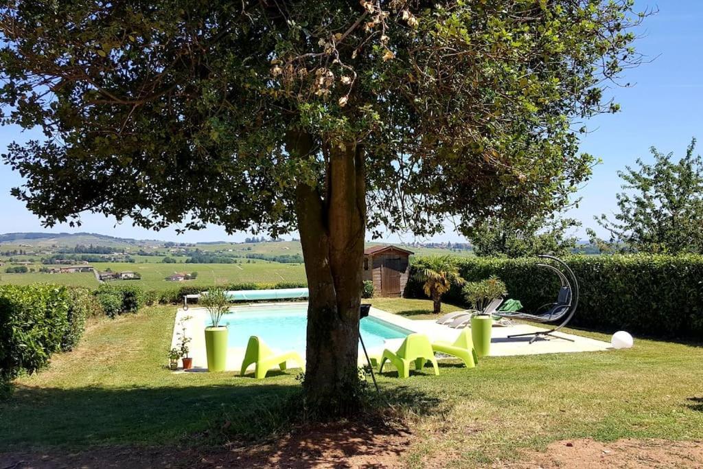 Au Coeur Des Vignes Moulin A Vent Apartment La Chapelle-de-Guinchay Екстериор снимка