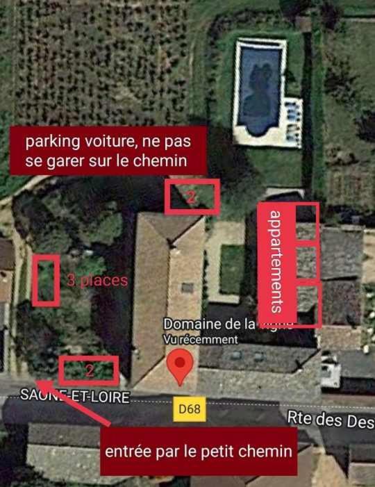 Au Coeur Des Vignes Moulin A Vent Apartment La Chapelle-de-Guinchay Екстериор снимка